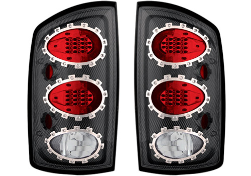 IPCW Carbon Fiber LED Tail Light Set 02-06 Dodge Ram